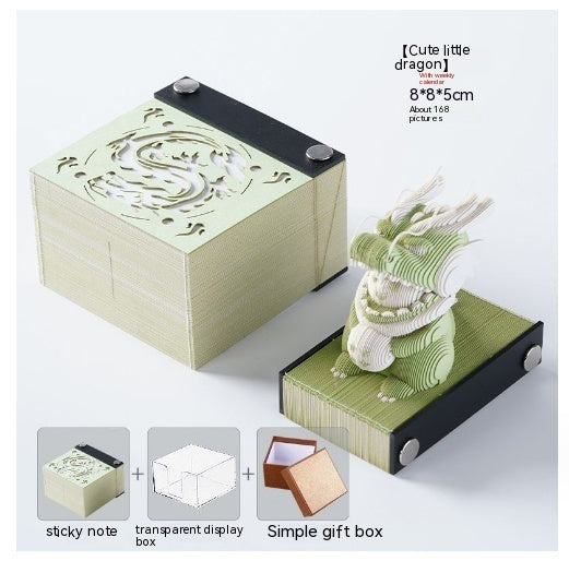 Save The Planet Sticky Note Paper Hand Tear Creative Desk Calendar