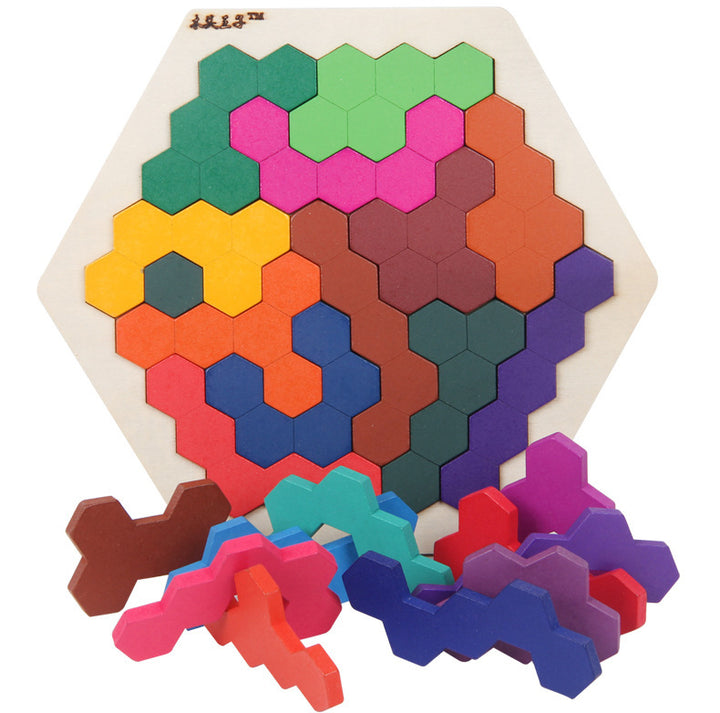 Arts And More Kids DIY Kits with colorful hexagon building blocks for creative play and learning