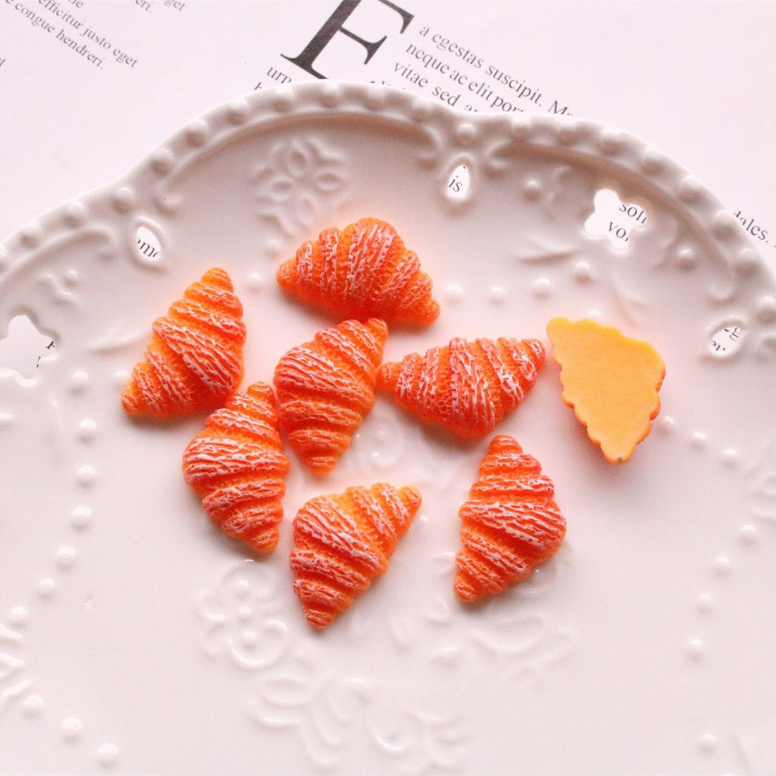 Jewelry Accessories Kit featuring miniature croissant and cookie craft materials by Arts And More