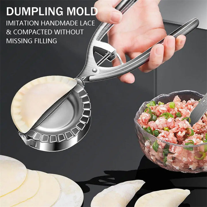 Kitchen Dumpling Mold with stainless steel design for making perfect dumplings easily at home