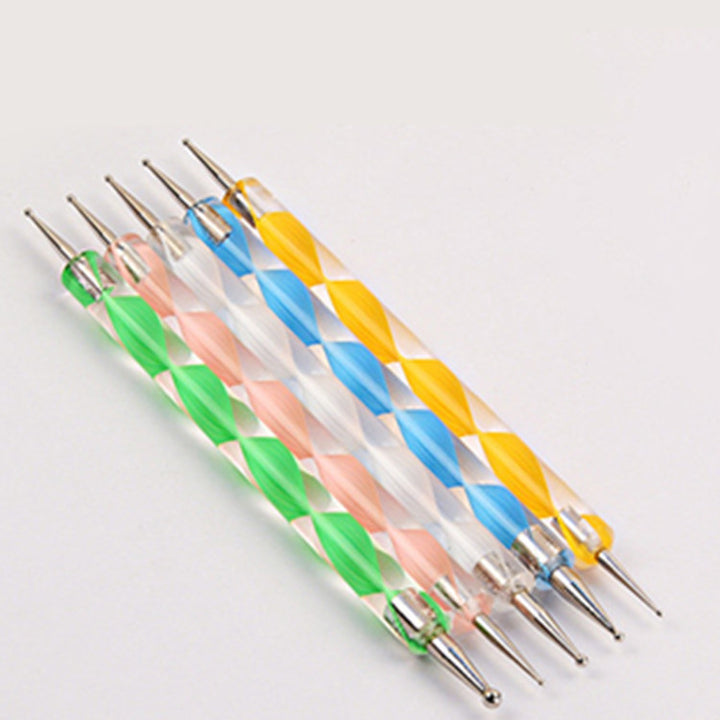 Mandala Dotting Tools Kit featuring colorful ergonomic handles for precision in craft projects