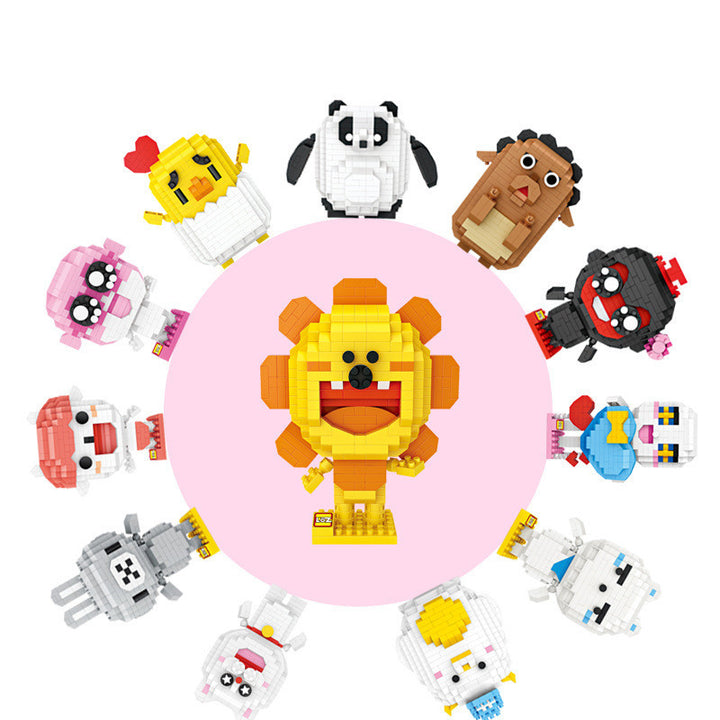 Colorful Kids DIY Kits featuring Small Particle Building Blocks for creative play and learning