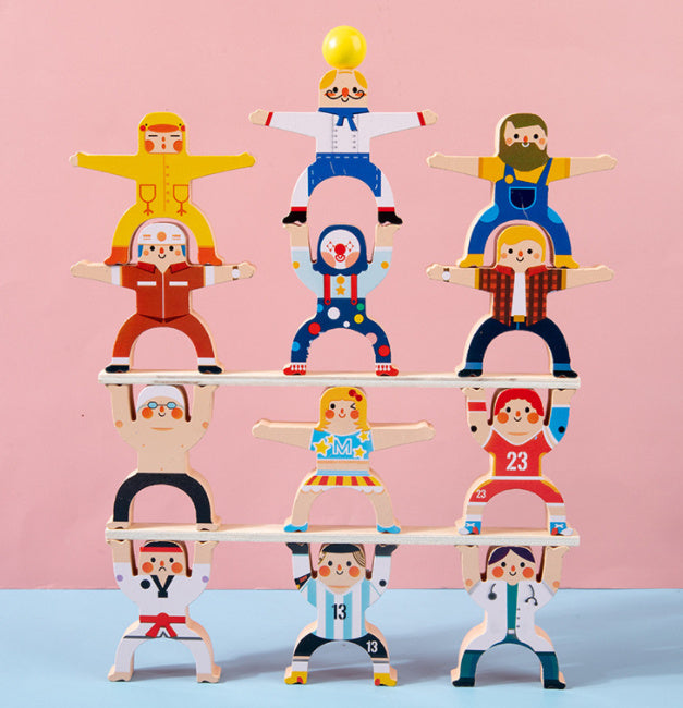 Kids DIY Kit featuring colorful stacked high block toys for creative play and building skills
