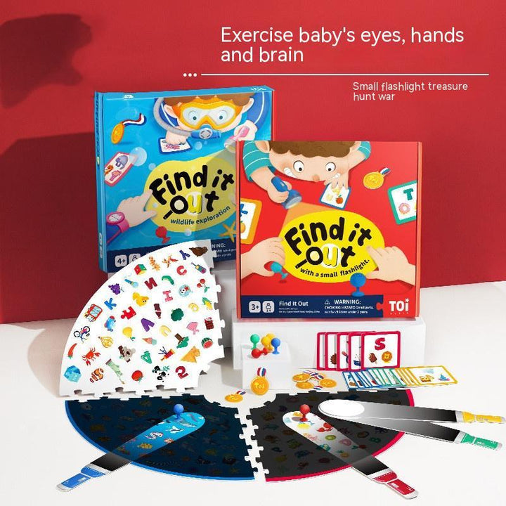 Kids DIY Kits by Arts And More featuring Look For It Game with colorful cards and game board for eye and brain exercise