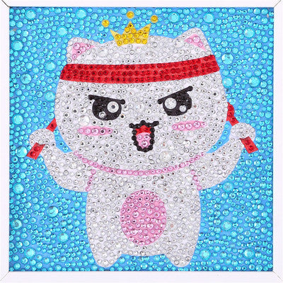 5D Diamond Painting Kit for Kids – Full Drill Rhinestone Art