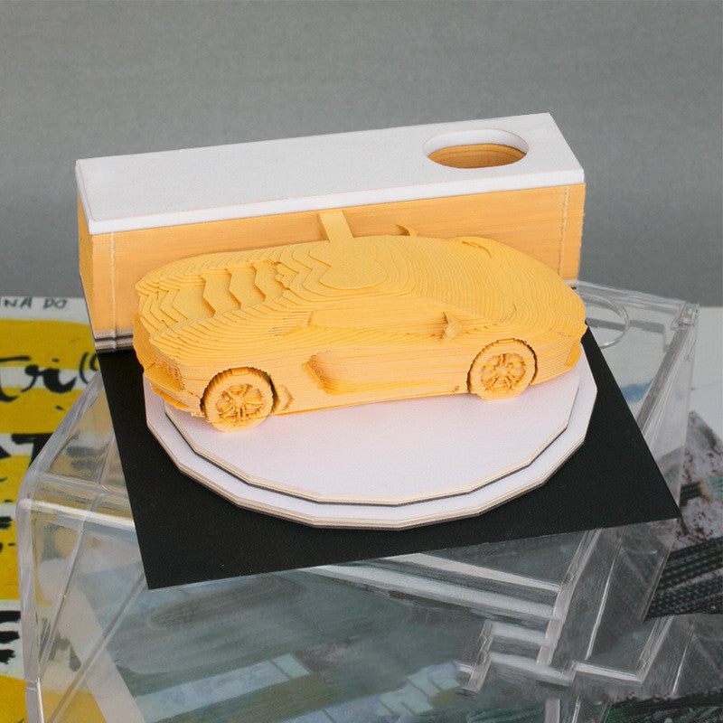 New Marriage Tree 3D Memo Pad Creative Three-dimensional Memo Pad Paper Sculpture Model 3D Memo Pad