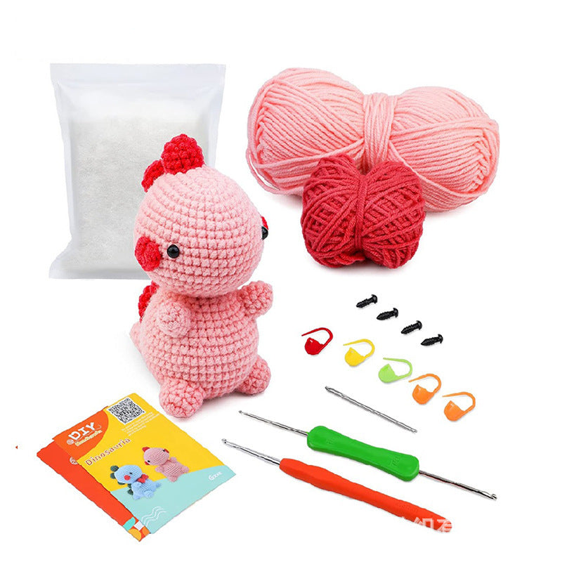 Crochet Material Package – Handmade Doll DIY Knitted Crochet Kit 🧶🐾