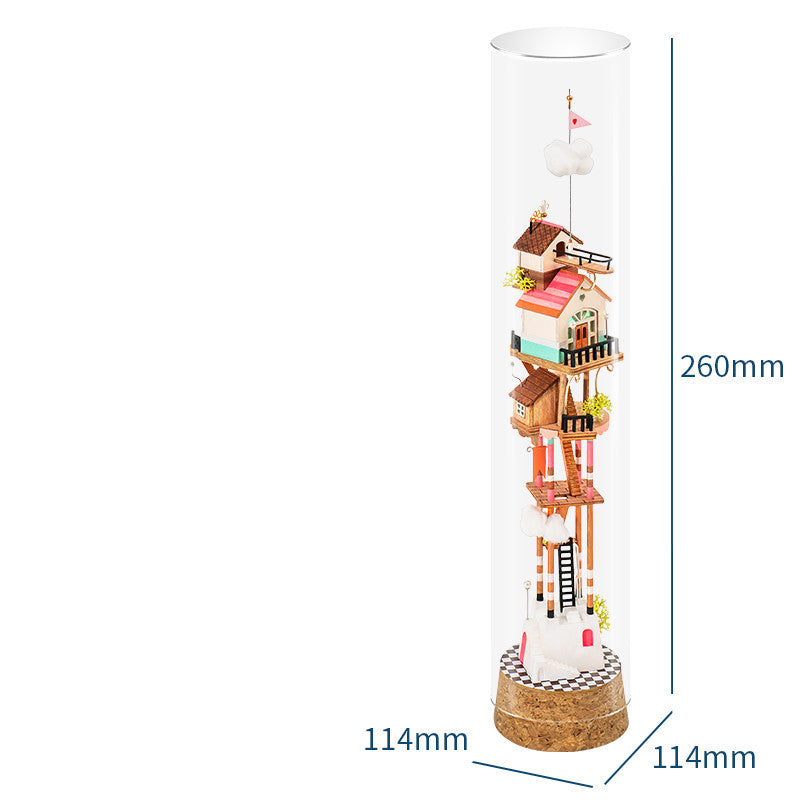 DIY Small House Miniature Model Assembly