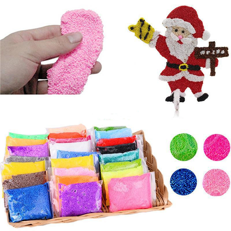 Diy Bead Slime Clay Toy for Kids Puzzle Toys Snow Mud Fluffy