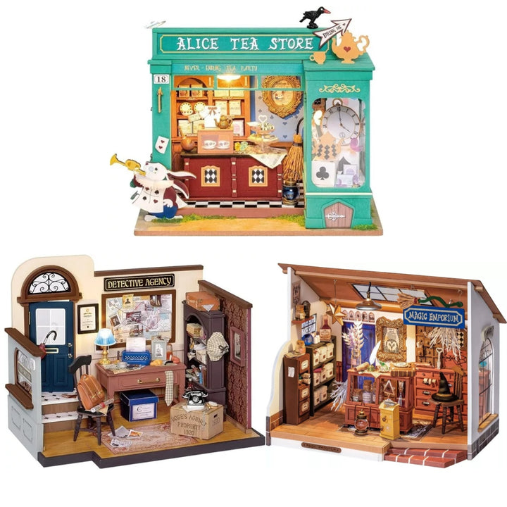 ROBOTIME Mystic Archives Miniature Dollhouse – DIY 3D Craft Kit