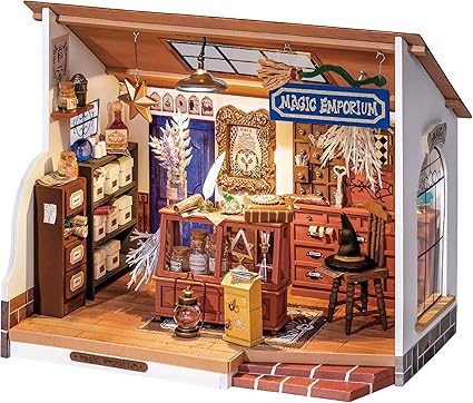 ROBOTIME Mystic Archives Miniature Dollhouse – DIY 3D Craft Kit