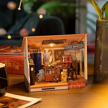 ROBOTIME Mystic Archives Miniature Dollhouse – DIY 3D Craft Kit