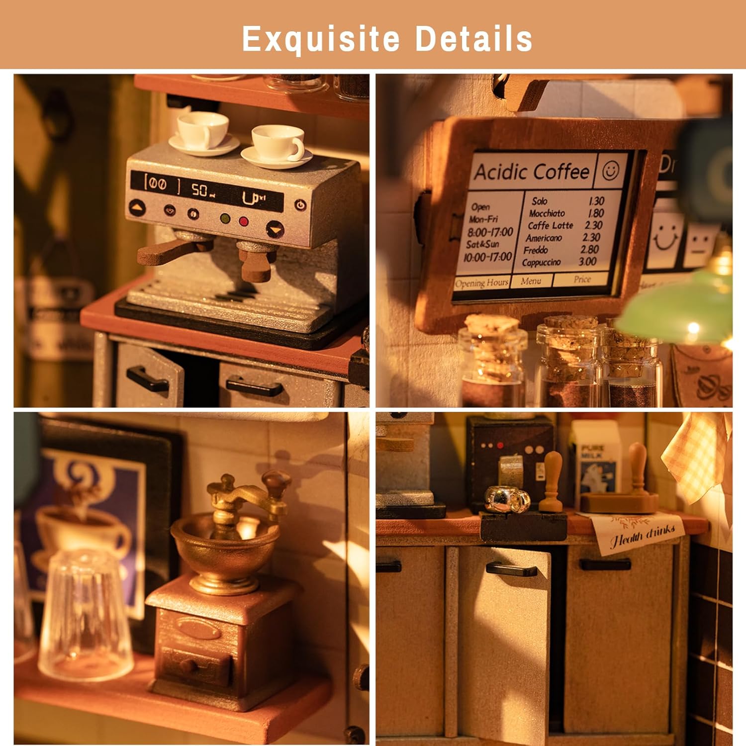 Rolife No.17 Café Miniature House DIY Kit with LED – DG162