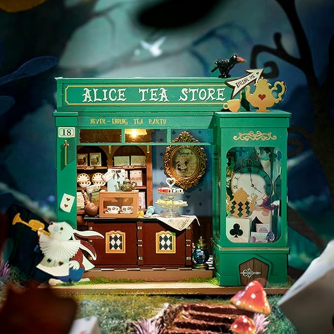 ROBOTIME Mystic Archives Miniature Dollhouse – DIY 3D Craft Kit
