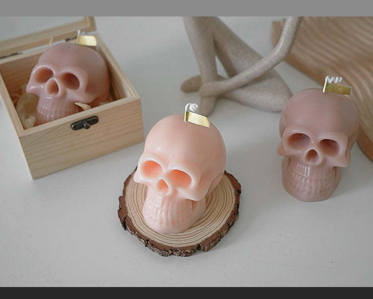 Halloween Skull Scented Candle Gift Box