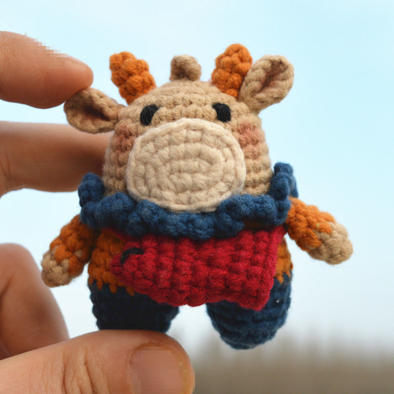 Fashion Handmade Diy Crochet Pendant Keychain