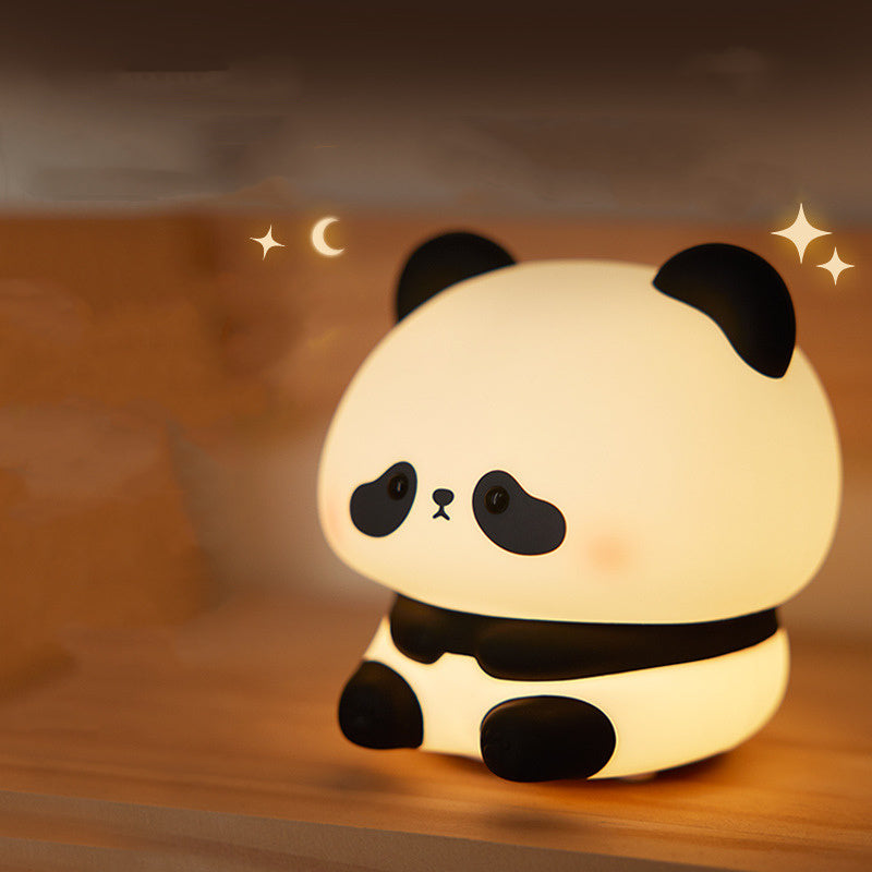 Cute Panda Night Light | Silicone Rechargeable Lamp