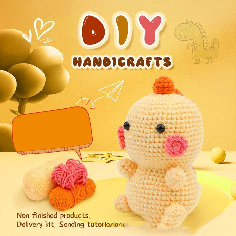 Crochet Material Package – Handmade Doll DIY Knitted Crochet Kit 🧶🐾