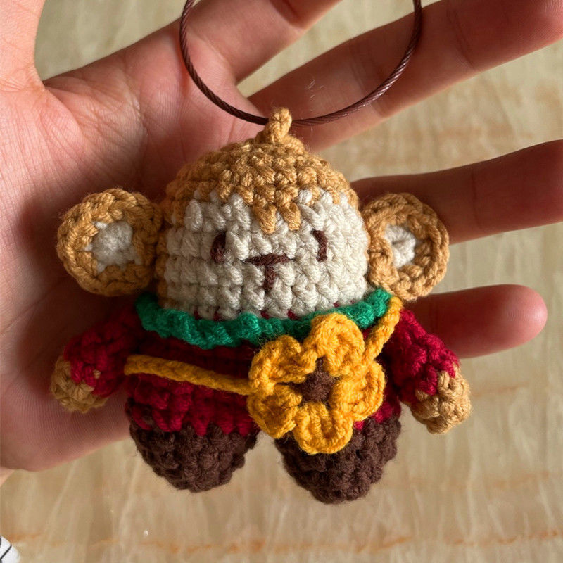 Fashion Handmade Diy Crochet Pendant Keychain