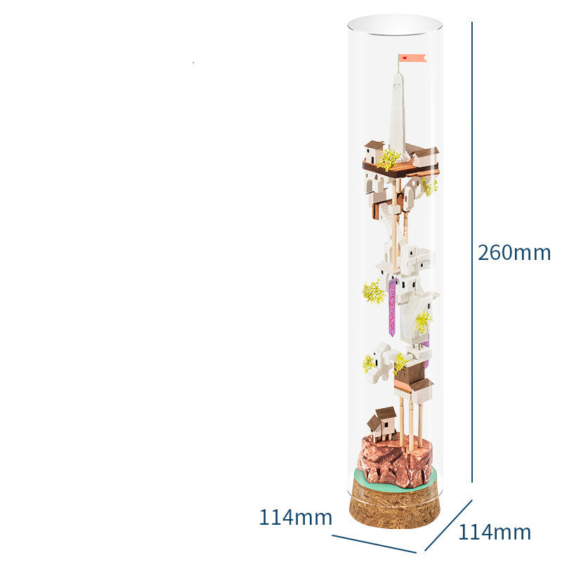 DIY Small House Miniature Model Assembly