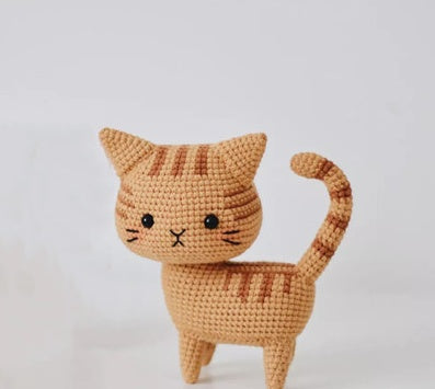 Yarn Crochet Cute Little Cat Material Bag