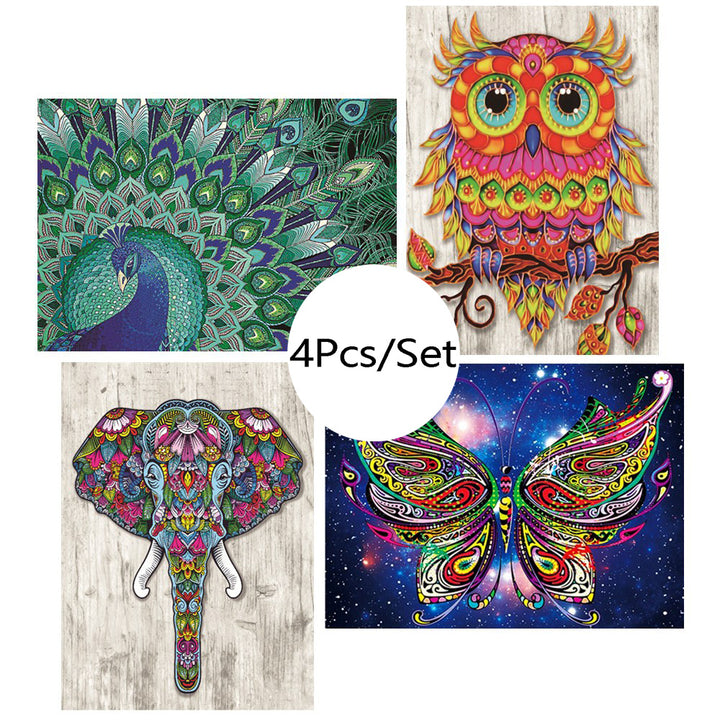 Diamond painting owl DIY