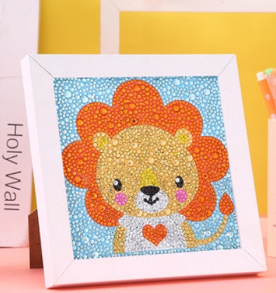 5D Diamond Painting Kit for Kids – Full Drill Rhinestone Art