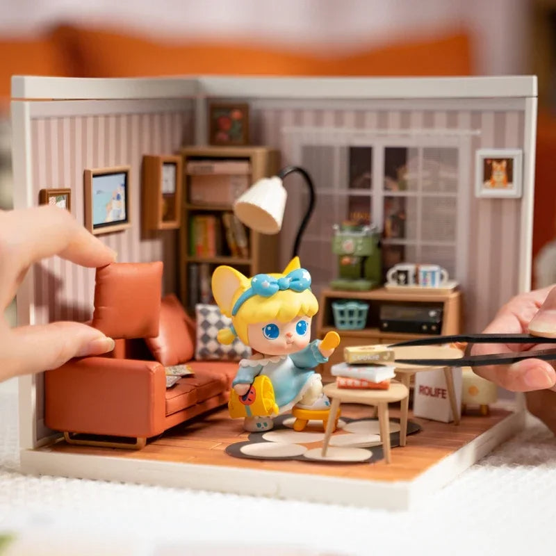Rolife Super Creator Mini Store DIY Dollhouse Kit with LED Lights