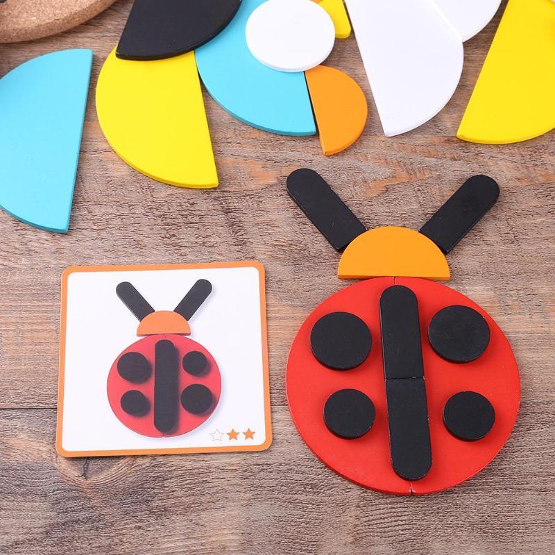 Wooden Animal Stereo Puzzle for Toddlers | Safe, Educational Fun 🧩🌈