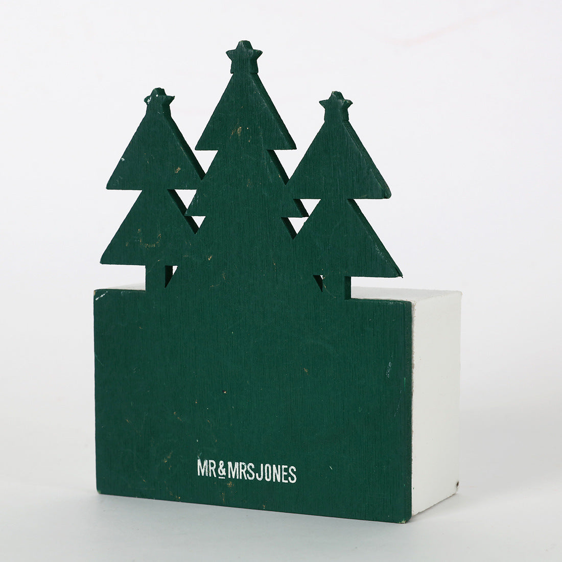 Christmas Wooden Forest Shape Countdown Calendar Block