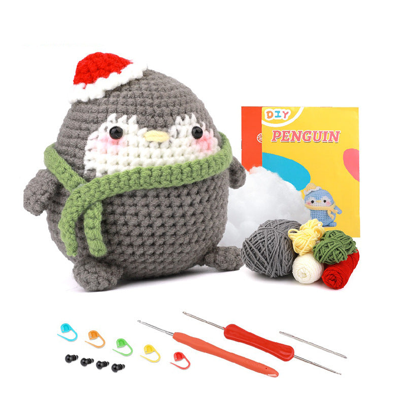 Crochet Material Package – Handmade Doll DIY Knitted Crochet Kit 🧶🐾