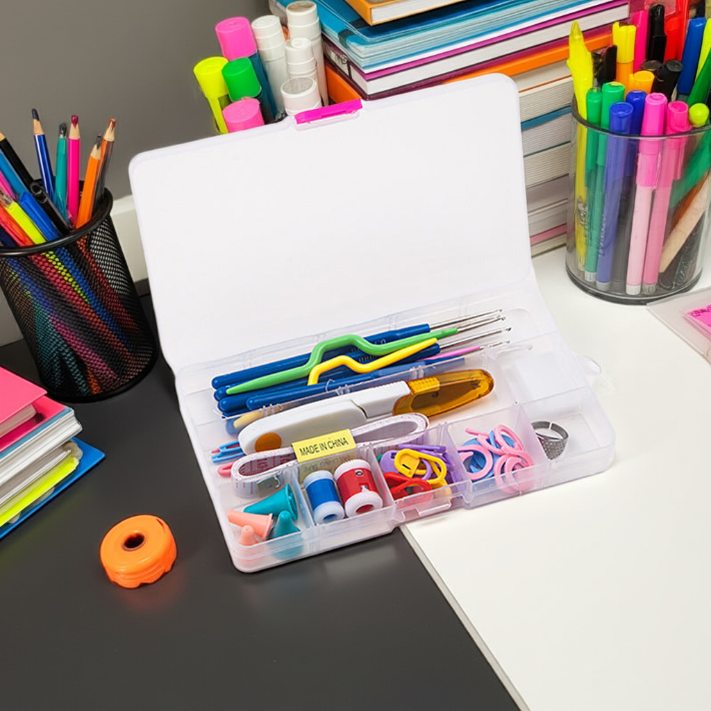 Complete Crochet Tool Set with Silicone Handle Hooks & Accessories