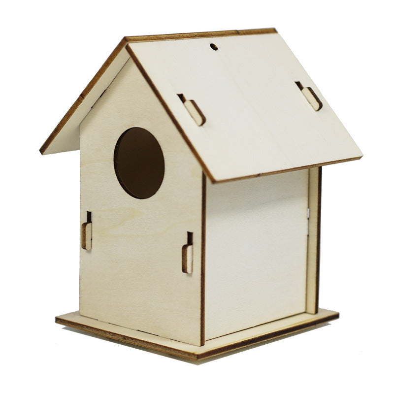 DIY Wooden Birdhouse Playset For Kids