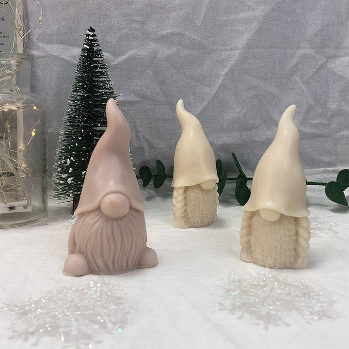 3D Faceless Santa Claus Aromatherapy Candle Silicone Mold