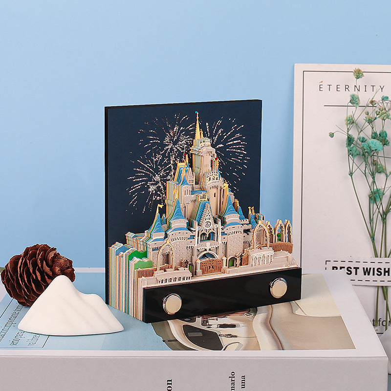 3D Fairy Tale Castle Note Pad 🏰 – Magical Paper Art