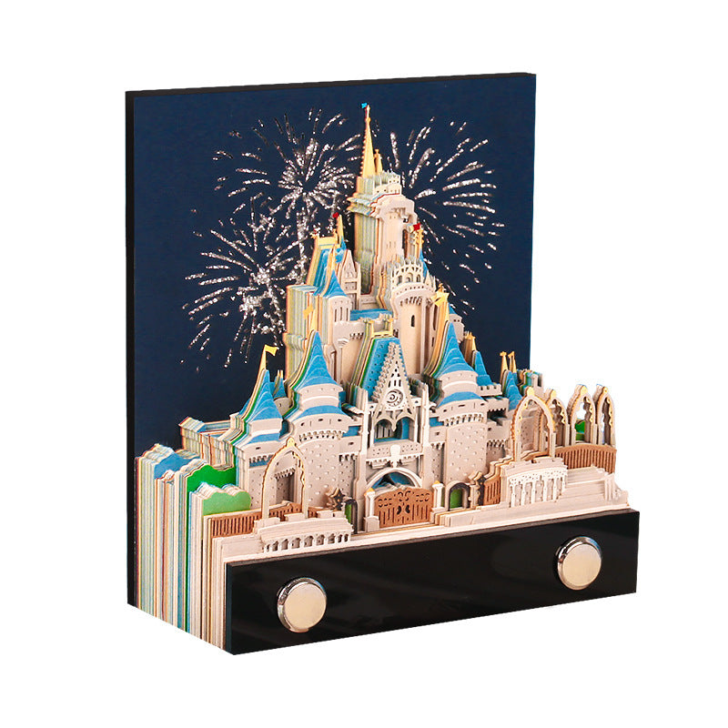 3D Fairy Tale Castle Note Pad 🏰 – Magical Paper Art