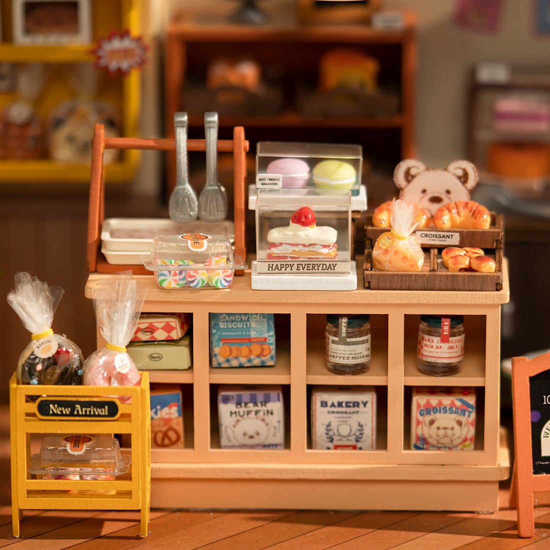 Rolife Becka's Baking House Miniature DIY Kit – 3D Wooden Toy