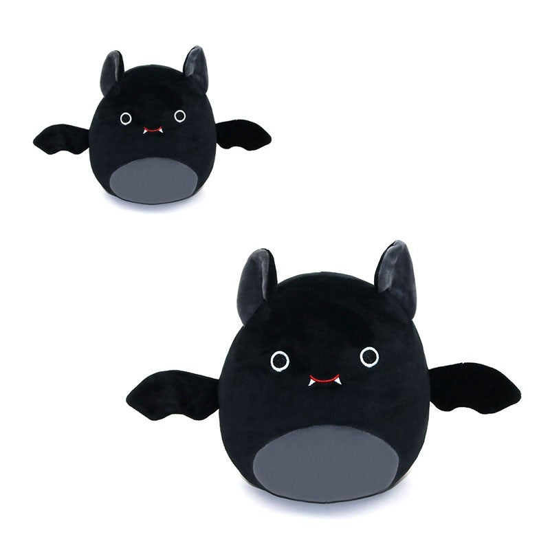 Arts And More Kids DIY Kits Animal Plush Pillow soft bat-shaped black with cute face and wings