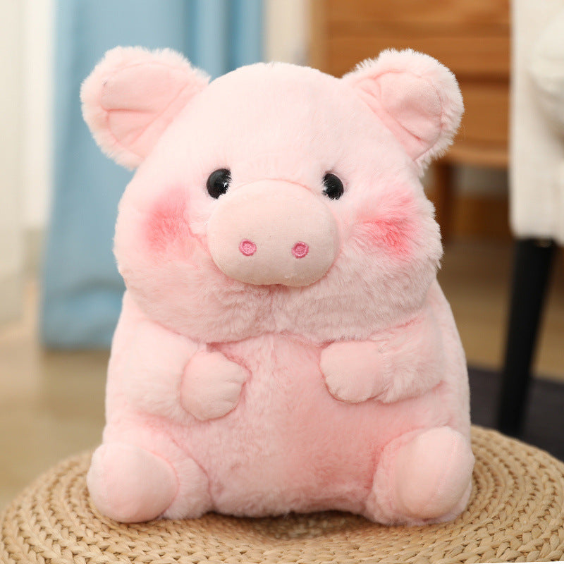 Pink pig animal plush toy from Arts And More kids DIY kits soft and cuddly craft project