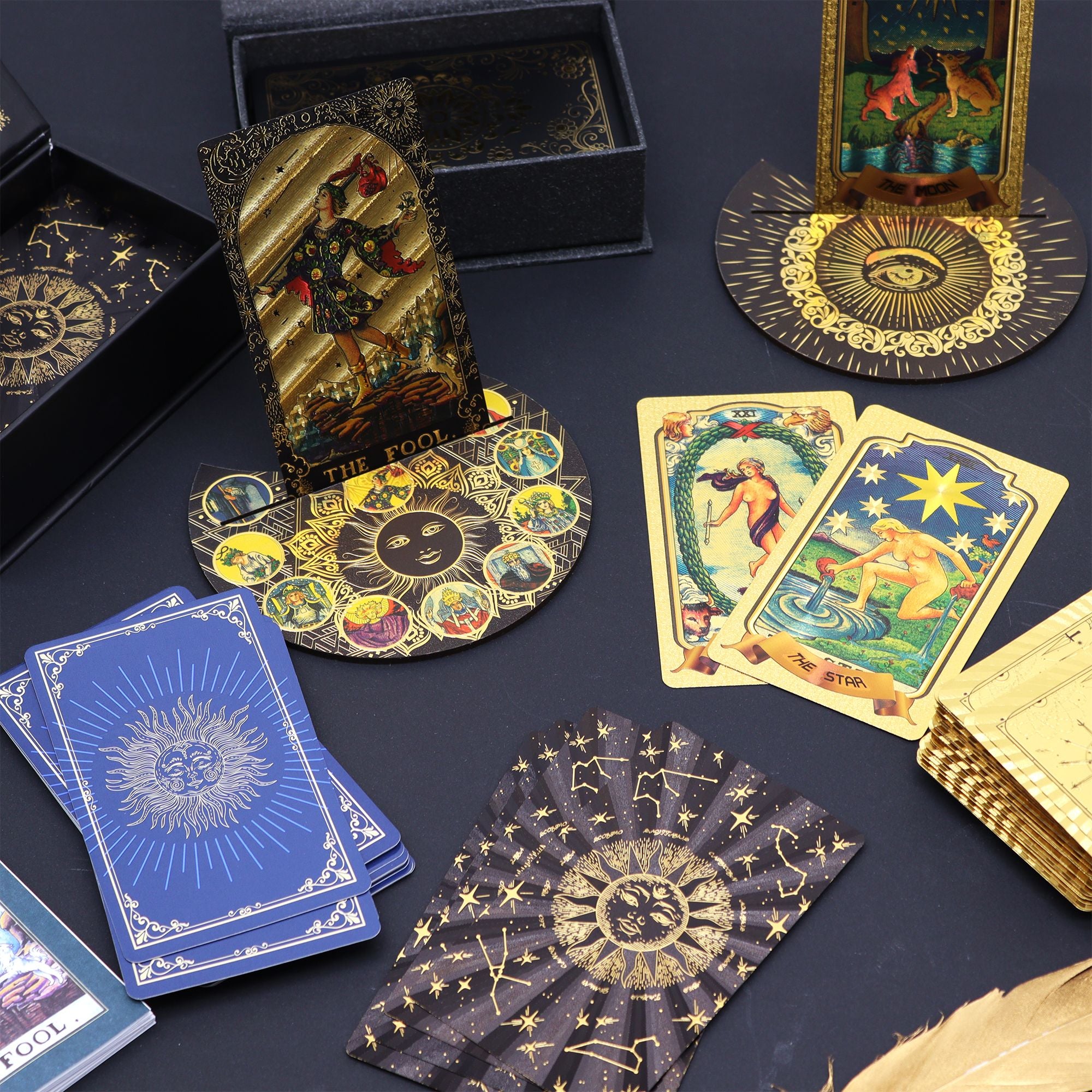 Gold Foil Tarot Card Set with Guidebook — detail view 7