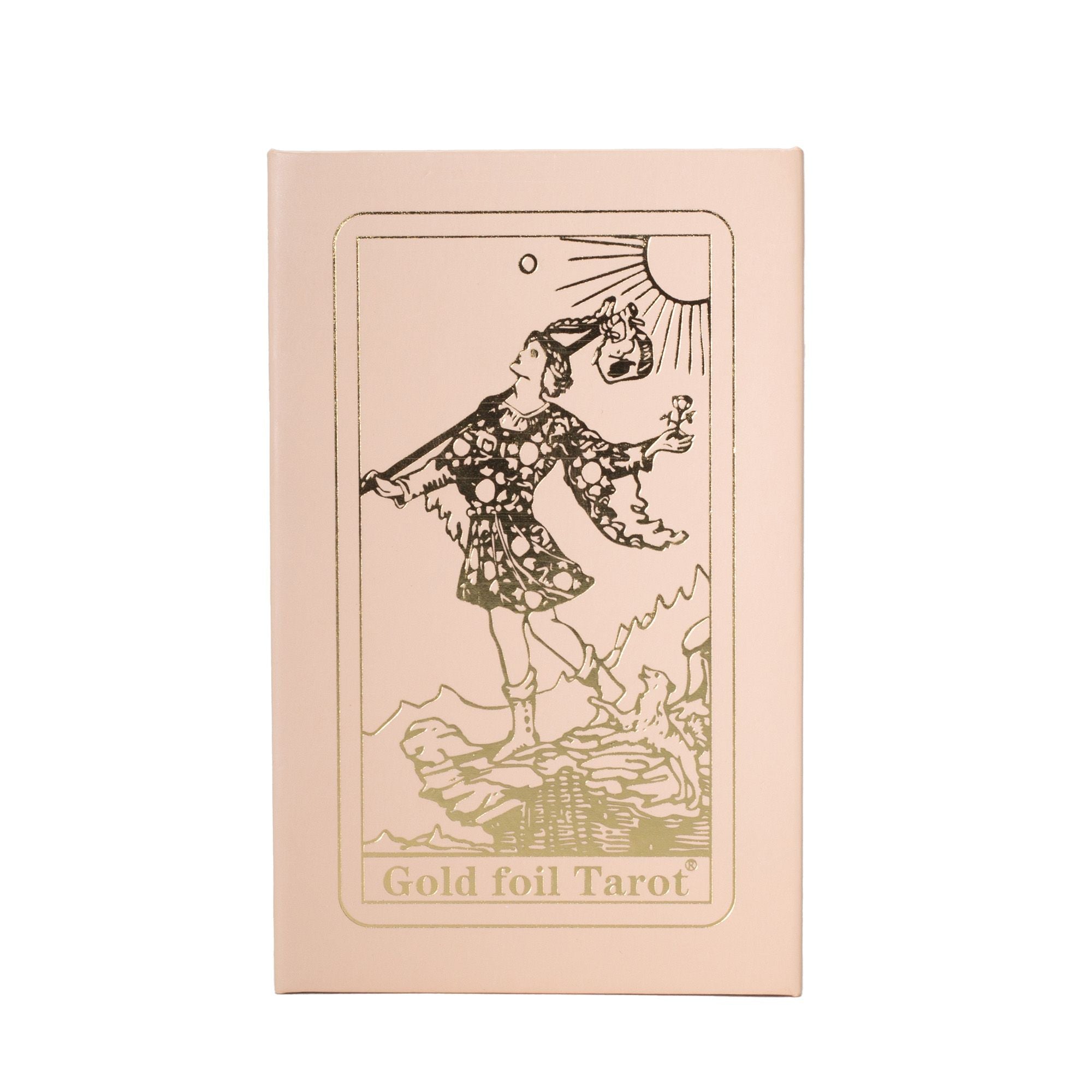 Pink ruby foil tarot gift box set with guidebook