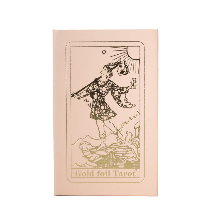 Pink ruby foil tarot gift box set with guidebook