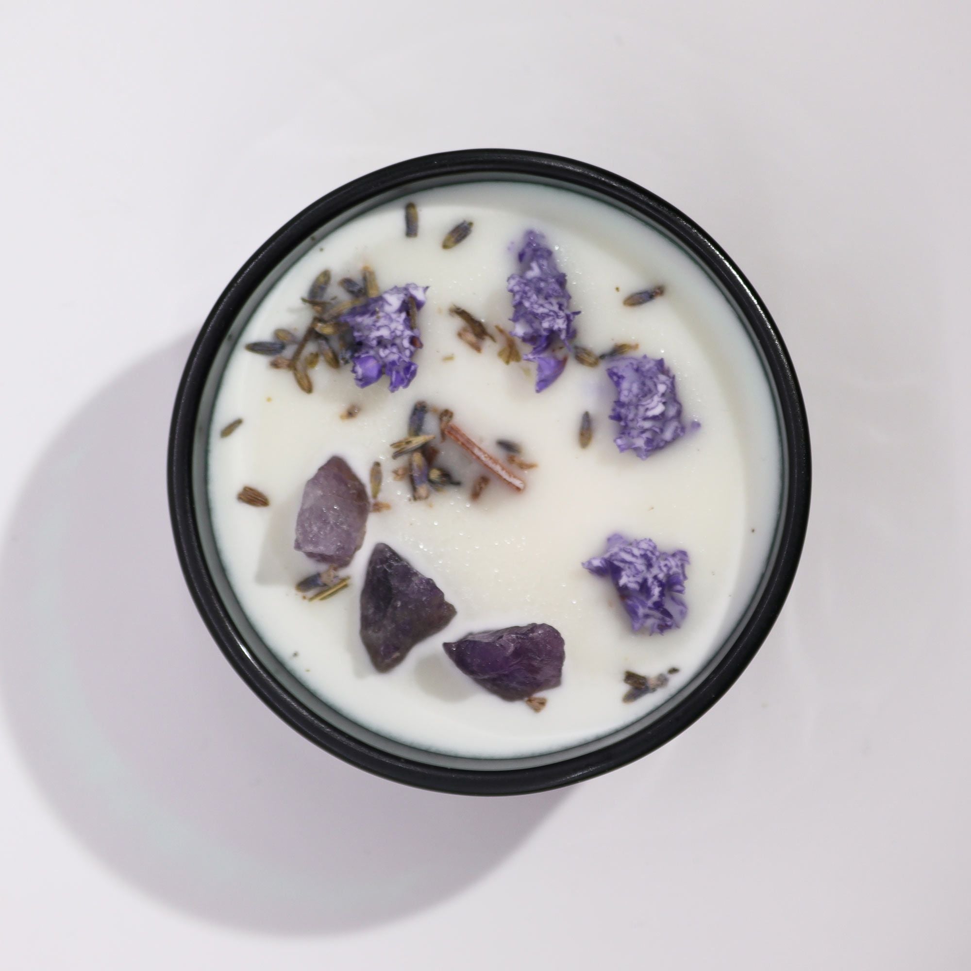 Hop Hare Crystal Flower Candle — The Moon — detail view 5