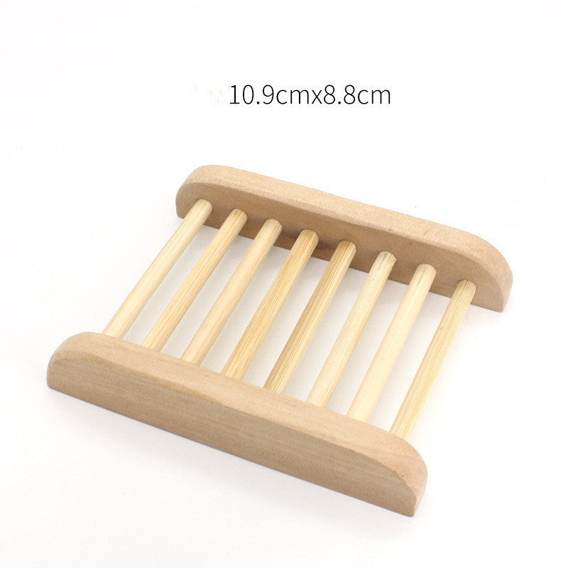Arts And More Bamboo Handmade Soap Holder made of natural bamboo with slatted design for soap drainage