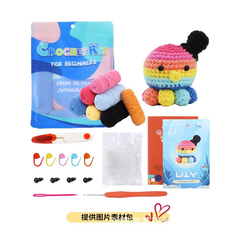 Knitting Octopus Crochet Material Package Knitting