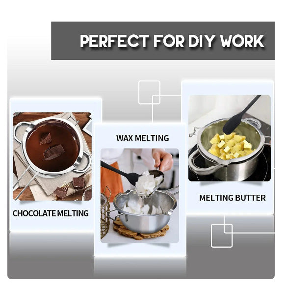 Candle Making Tool Set for DIY projects including wax melting, chocolate melting, and butter melting
