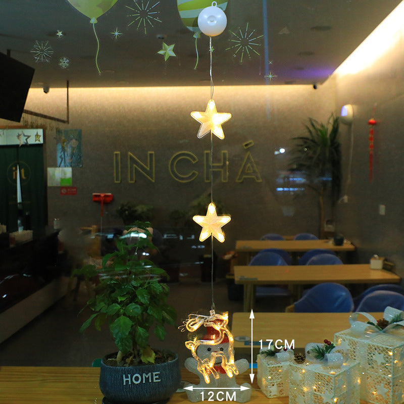 Christmas Star Hanging Lamp featuring glowing stars and festive decor for holiday celebrations