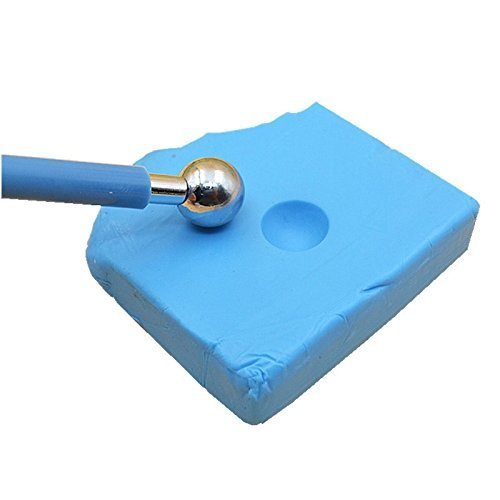 Arts And More clay tool set ball stylus used to shape and indent blue crafting clay