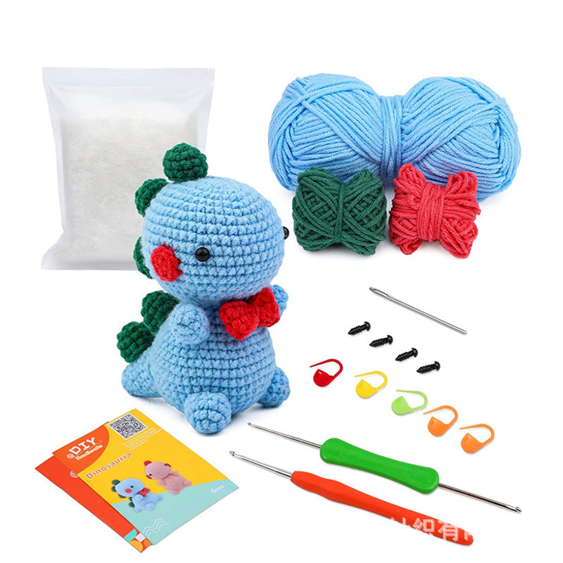 Crochet Material Package – Handmade Doll DIY Knitted Crochet Kit 🧶🐾