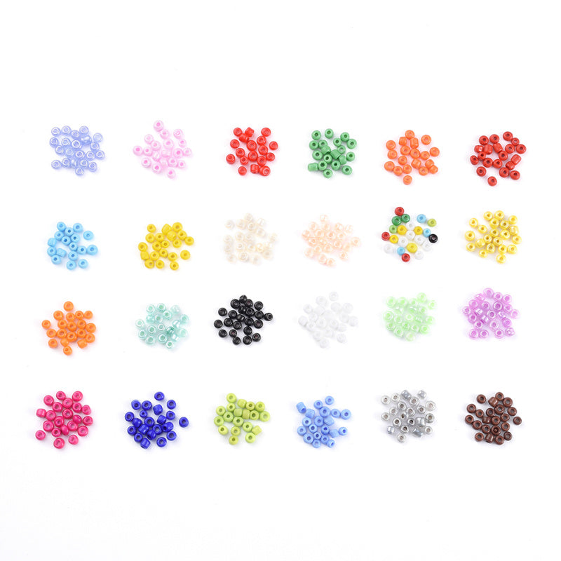 Colorful assortment of beads in various shades for the DIY Jewelry Making Kit